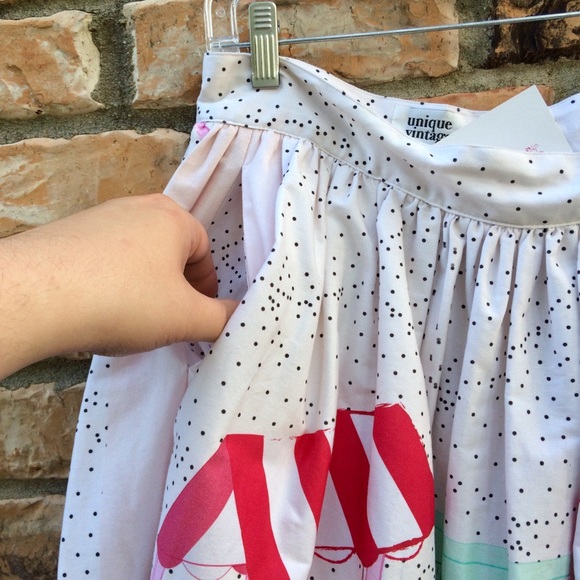 Unique Vintage 🍭 Candy Shop 🍬 Swing Skirt - Picture 6 of 6